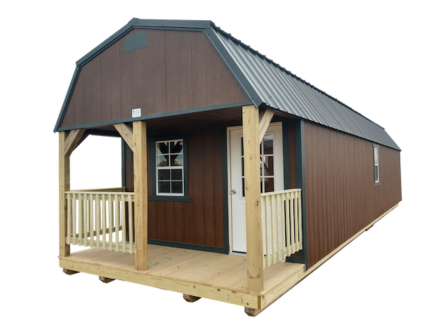 Lofted Porch Cabin 12 x 24